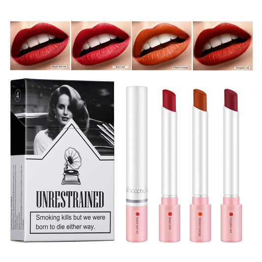 Set de maquillaje de labios de 4 colores