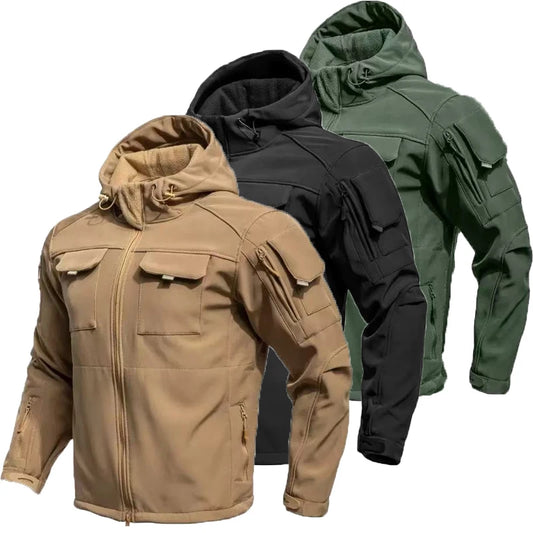 Chaquetas de forro polar tácticas militares de invierno