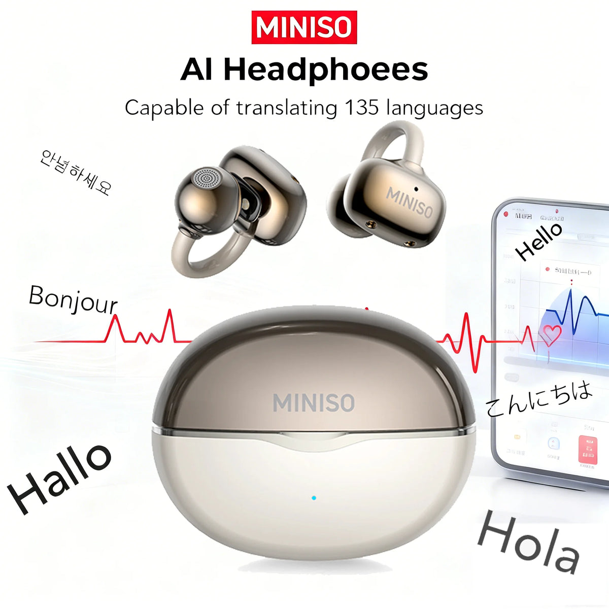 Auriculares Bluetooth MS503 OWS