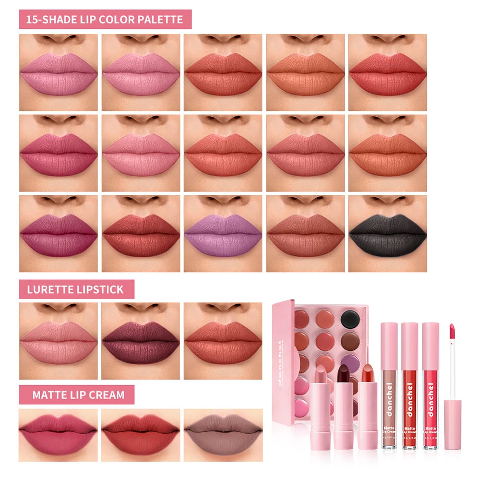 Set de maquillaje todo en uno que reúne todos los cosméticos