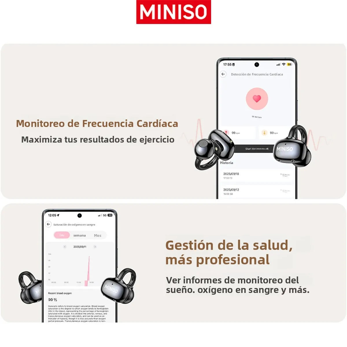 Auriculares Bluetooth MS503 OWS