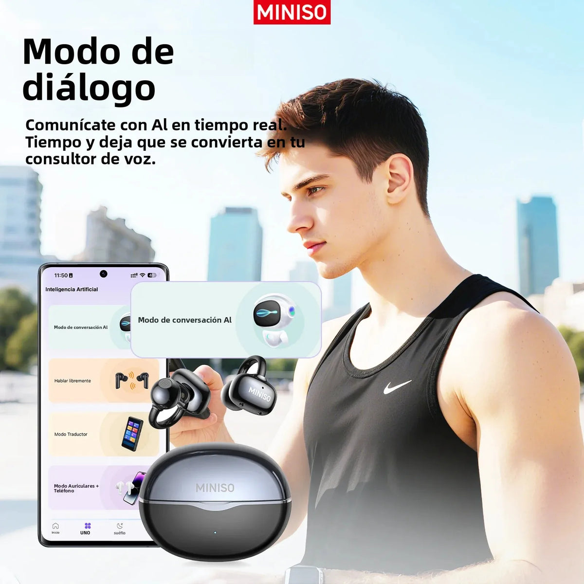 Auriculares Bluetooth MS503 OWS